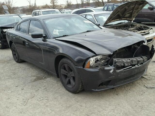 2C3CDXBG8EH129650 - 2014 DODGE CHARGER SE BLACK photo 1