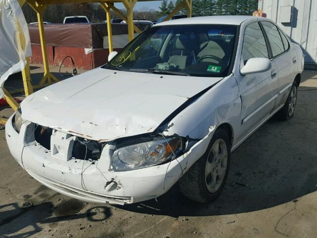 3N1CB51D84L832901 - 2004 NISSAN SENTRA 1.8 WHITE photo 2