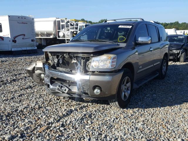 5N1AA08BX6N708495 - 2006 NISSAN ARMADA SE SILVER photo 2