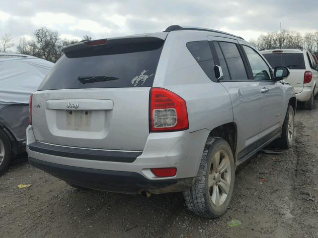 1C4NJCBA8CD565572 - 2012 JEEP COMPASS SP SILVER photo 4