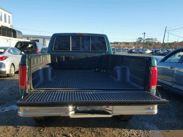 1FTEF14H9TLC21769 - 1996 FORD F150 GREEN photo 6