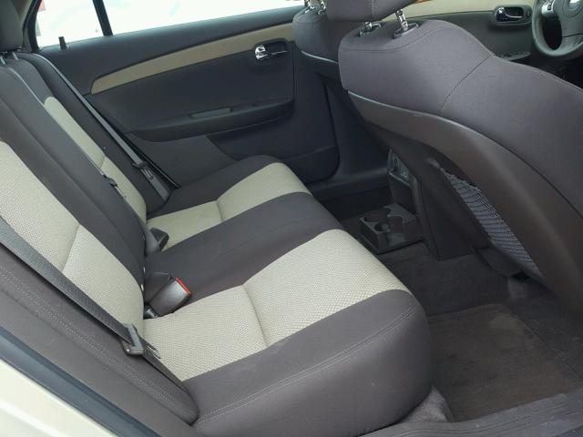 1G1ZC5E15BF347121 - 2011 CHEVROLET MALIBU 1LT BEIGE photo 6