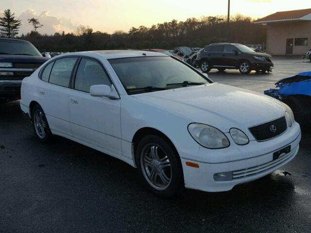 JT8BH68X5W0010603 - 1998 LEXUS GS 400 WHITE photo 1