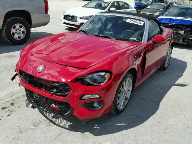 JC1NFAEK4H0131526 - 2017 FIAT 124 SPIDER RED photo 2