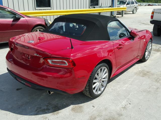 JC1NFAEK4H0131526 - 2017 FIAT 124 SPIDER RED photo 4