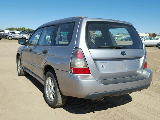 JF1SG66678G728216 - 2008 SUBARU FORESTER S 银色 照片 3