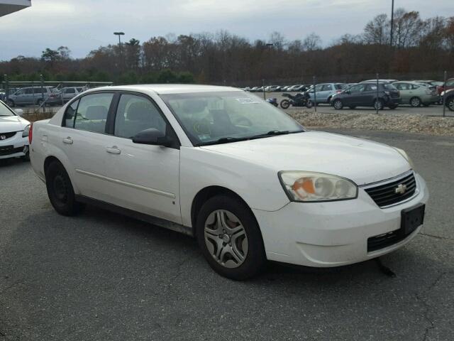 1G1ZS57N17F298297 - 2007 CHEVROLET MALIBU LS WHITE photo 1