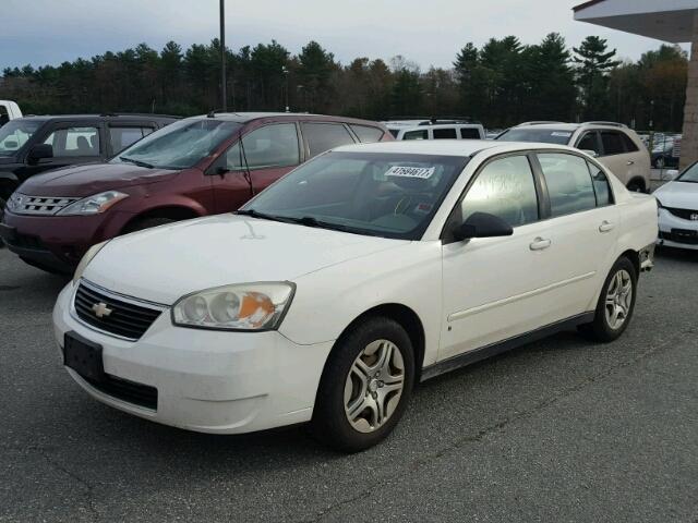 1G1ZS57N17F298297 - 2007 CHEVROLET MALIBU LS WHITE photo 2