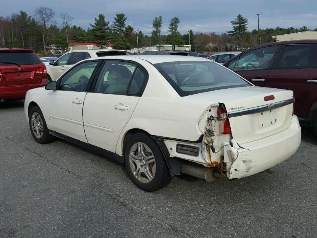 1G1ZS57N17F298297 - 2007 CHEVROLET MALIBU LS WHITE photo 3