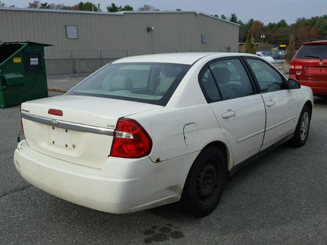 1G1ZS57N17F298297 - 2007 CHEVROLET MALIBU LS WHITE photo 4