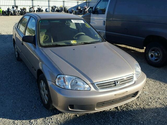 1HGEJ6678YL007428 - 2000 HONDA CIVIC LX TAN photo 1