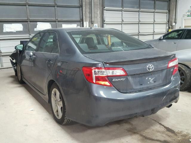 4T1BF1FK7CU193925 - 2012 TOYOTA CAMRY BASE GRAY photo 3