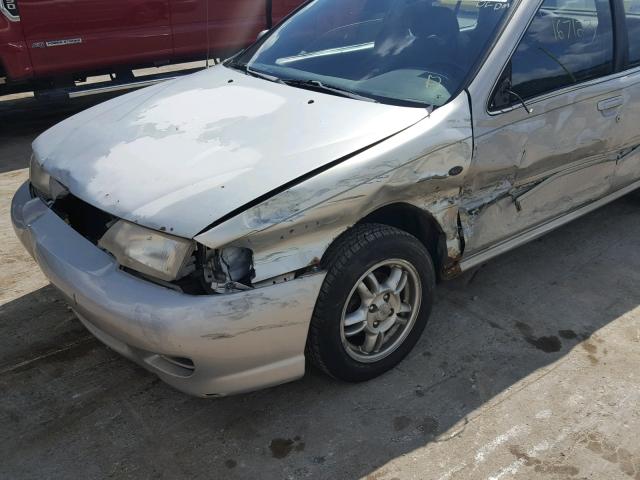 3N1AB41DXXL086960 - 1999 NISSAN SENTRA BAS SILVER photo 9