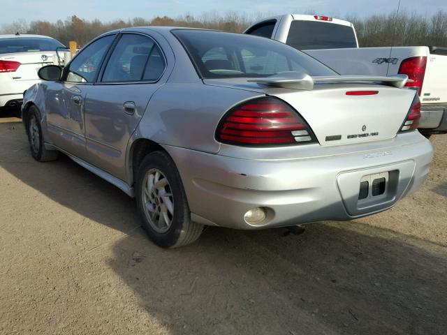 1G2NF52E74C246076 - 2004 PONTIAC GRAND AM S SILVER photo 3