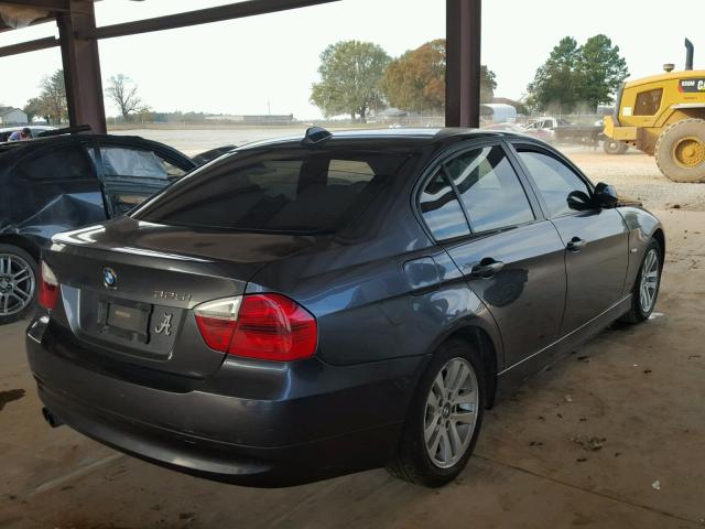 WBAVB13596PT20850 - 2006 BMW 325 I GRAY photo 4