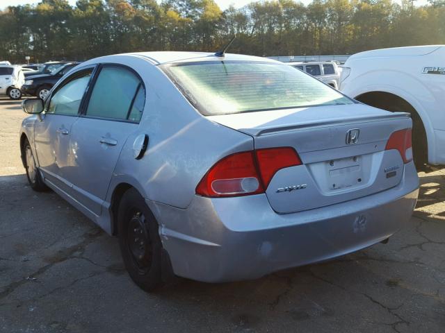 JHMFA36266S021013 - 2006 HONDA CIVIC HYBR SILVER photo 3