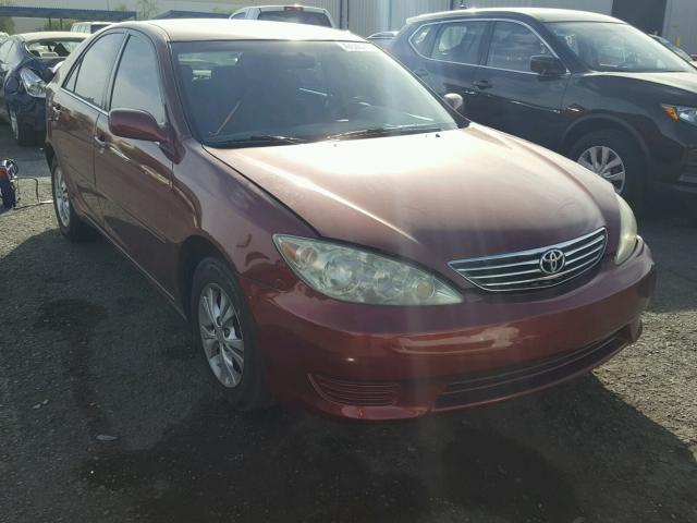 4T1BF30K35U106531 - 2005 TOYOTA CAMRY LE RED photo 1
