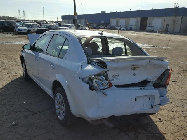 1G1AL58H897221653 - 2009 CHEVROLET COBALT LT WHITE photo 3