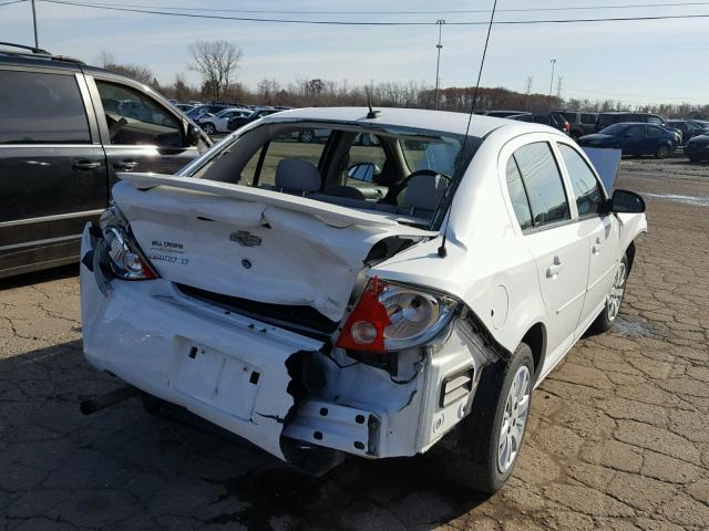 1G1AL58H897221653 - 2009 CHEVROLET COBALT LT WHITE photo 4