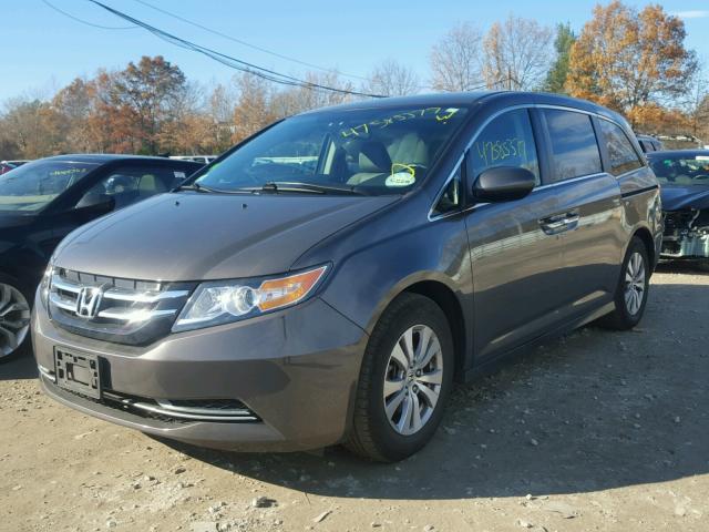 5FNRL5H30GB117910 - 2016 HONDA ODYSSEY SE GRAY photo 2