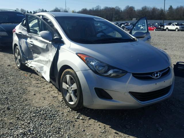 5NPDH4AE1DH366330 - 2013 HYUNDAI ELANTRA GL SILVER photo 1