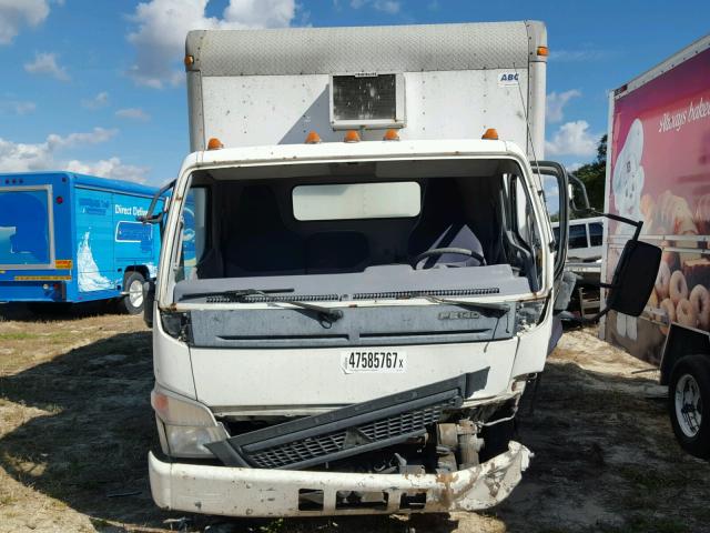 JL6BBG1S56K009129 - 2006 MITSUBISHI FUSO TRUCK OF FE 84D WHITE photo 9