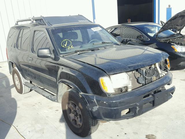 5N1ED28T1YC500548 - 2000 NISSAN XTERRA XE BLACK photo 1