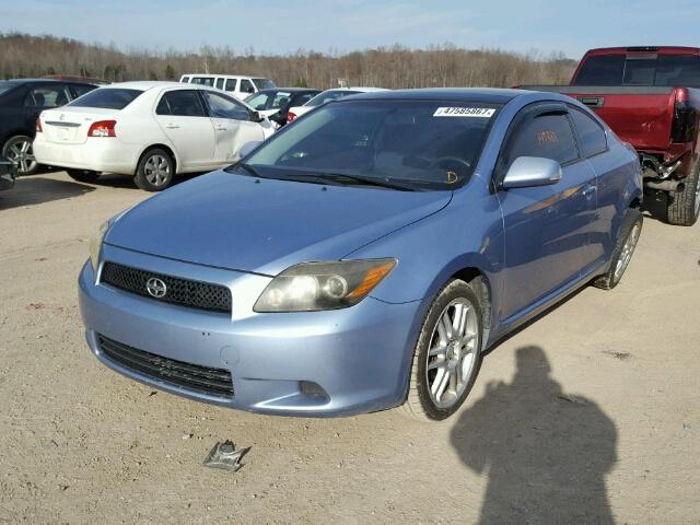 JTKDE167780248540 - 2008 TOYOTA SCION TC BLUE photo 2