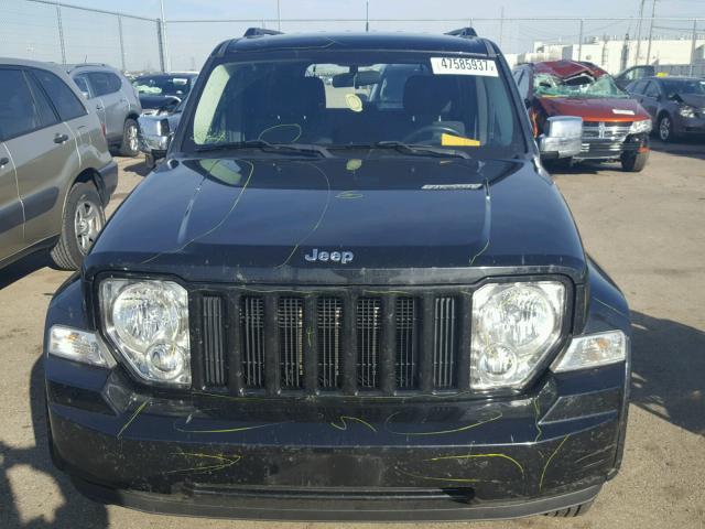 1J4PN2GKXBW519151 - 2011 JEEP LIBERTY SP BLACK photo 9