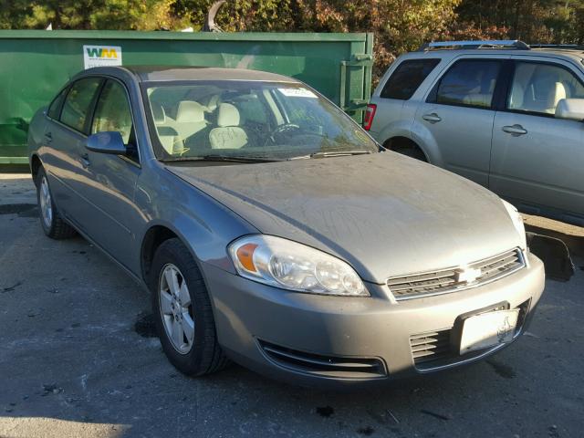 2G1WT55N089105683 - 2008 CHEVROLET IMPALA LT GRAY photo 1