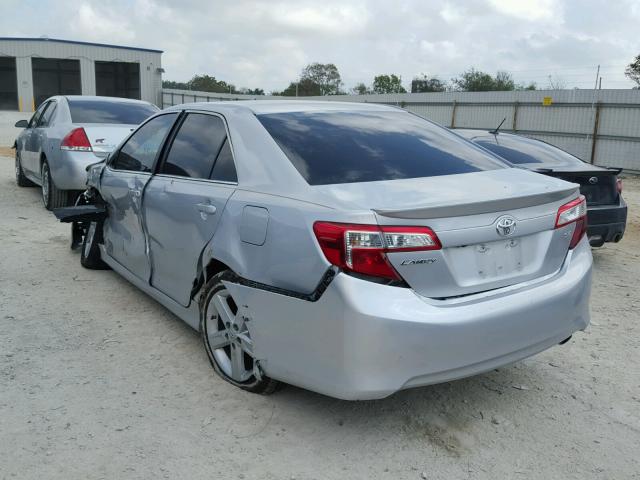 4T1BF1FK1EU402370 - 2014 TOYOTA CAMRY L SILVER photo 3