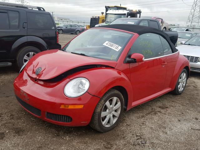 3VWPF31Y38M409313 - 2008 VOLKSWAGEN NEW BEETLE 红色 照片 2