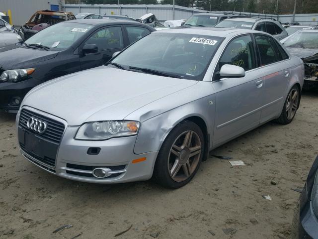 WAUDF68E45A448713 - 2005 AUDI A4 2.0T QU SILVER photo 2