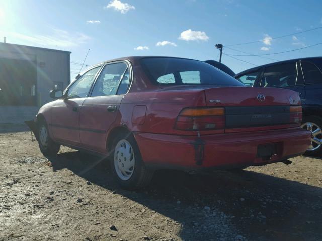 2T1AE09B0SC117306 - 1995 TOYOTA COROLLA LE 红色 照片 3