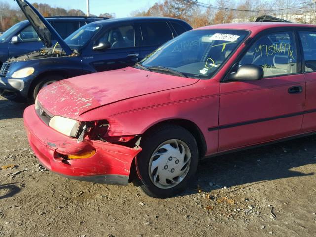 2T1AE09B0SC117306 - 1995 TOYOTA COROLLA LE 红色 照片 9
