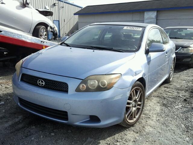 JTKDE167380262161 - 2008 TOYOTA SCION TC BLUE photo 2