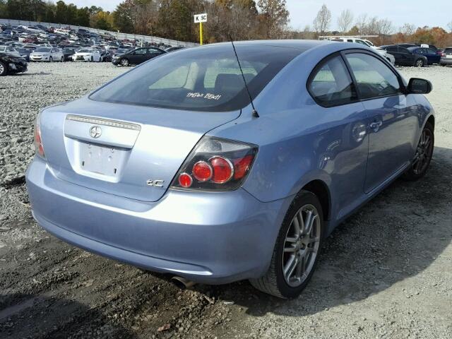 JTKDE167380262161 - 2008 TOYOTA SCION TC BLUE photo 4