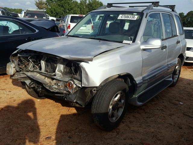 2CNBE634116921319 - 2001 CHEVROLET TRACKER LT SILVER photo 2