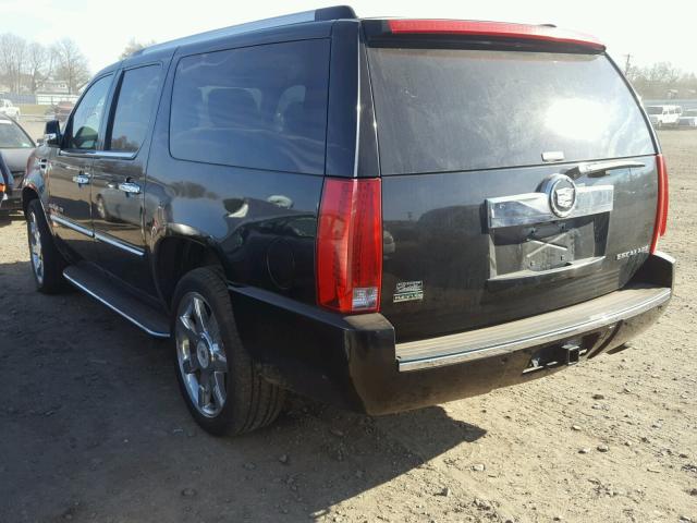 1GYS4HEFXCR209569 - 2012 CADILLAC ESCALADE E BLACK photo 3