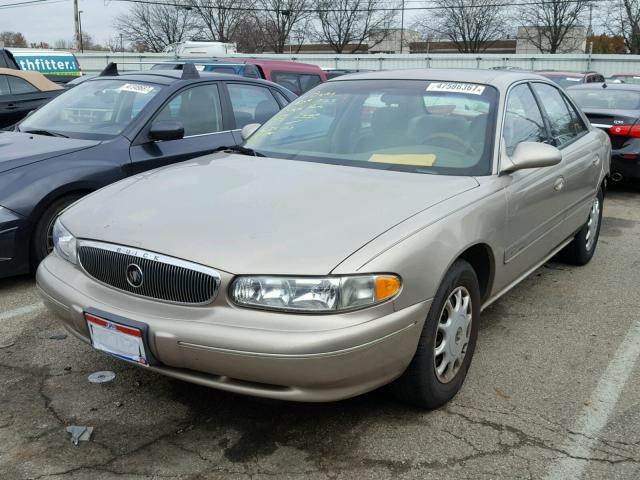 2G4WS52J811124297 - 2001 BUICK CENTURY CU BEIGE photo 2