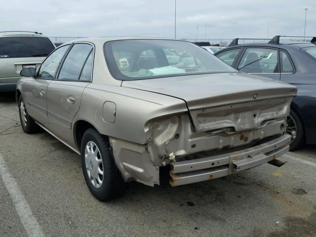 2G4WS52J811124297 - 2001 BUICK CENTURY CU BEIGE photo 3