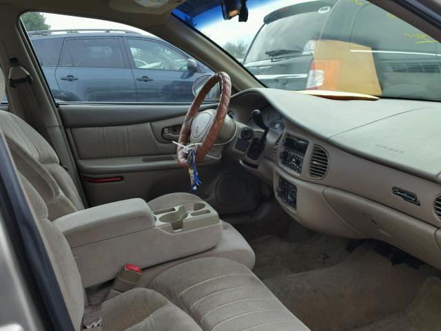 2G4WS52J811124297 - 2001 BUICK CENTURY CU BEIGE photo 5