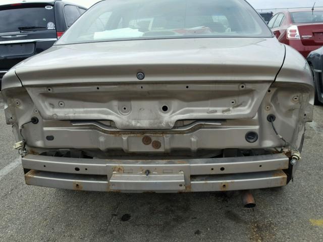 2G4WS52J811124297 - 2001 BUICK CENTURY CU BEIGE photo 9