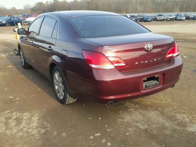 4T1BK36B96U132605 - 2006 TOYOTA AVALON XL Марун фото 3