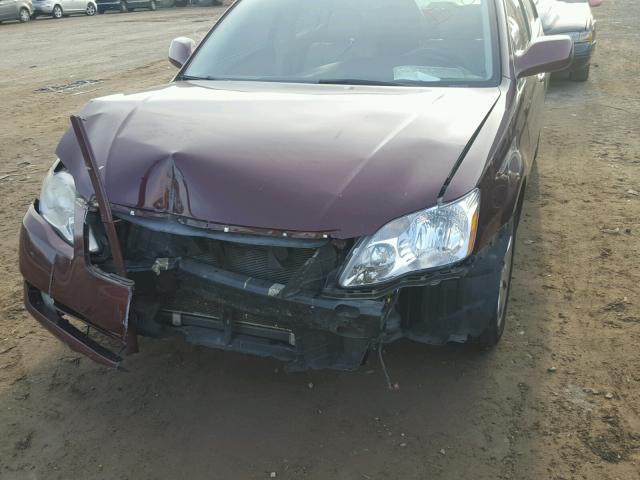 4T1BK36B96U132605 - 2006 TOYOTA AVALON XL Марун фото 9