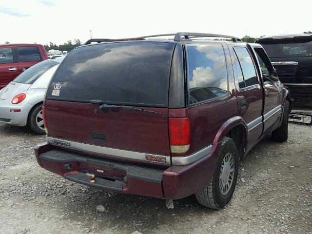 1GKDT13W4Y2235620 - 2000 GMC JIMMY / EN RED photo 4