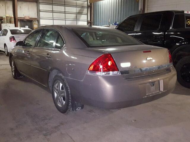 2G1WB58K369240027 - 2006 CHEVROLET IMPALA LS BROWN photo 3