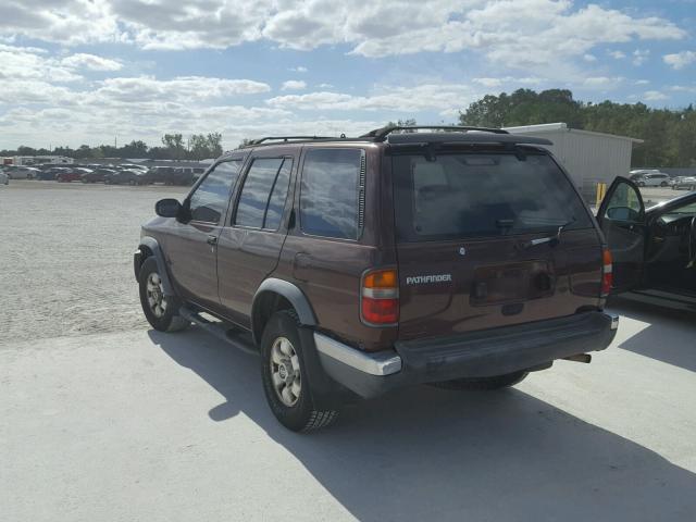 JN8AR05S0XW290076 - 1999 NISSAN PATHFINDER MAROON photo 3