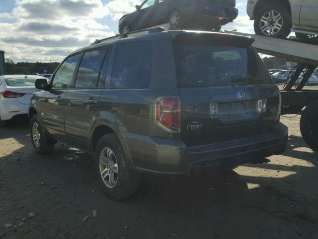 2HKYF18477H500250 - 2007 HONDA PILOT EX GRAY photo 3