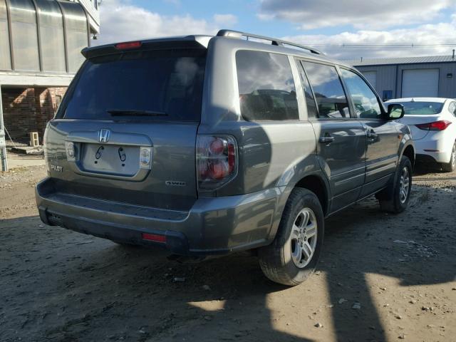 2HKYF18477H500250 - 2007 HONDA PILOT EX GRAY photo 4